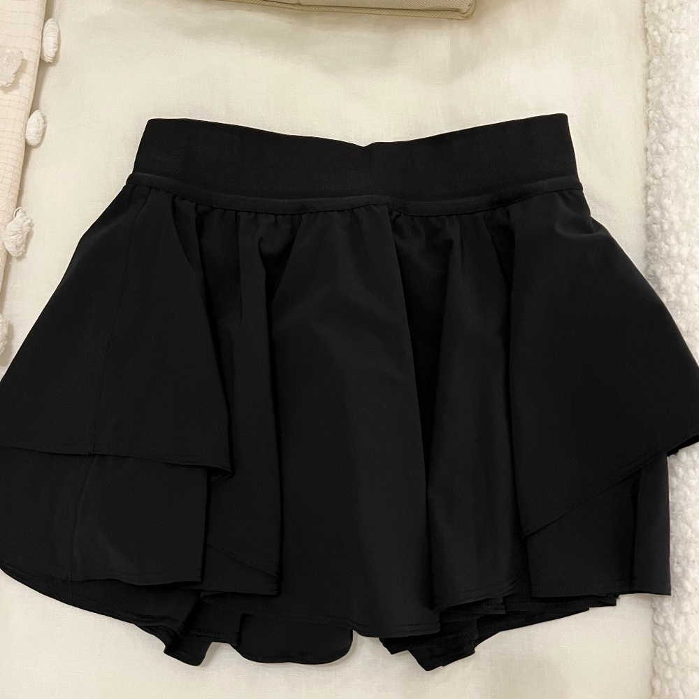 Lululemon Court Rival High Rise Tennis Skirt - Black